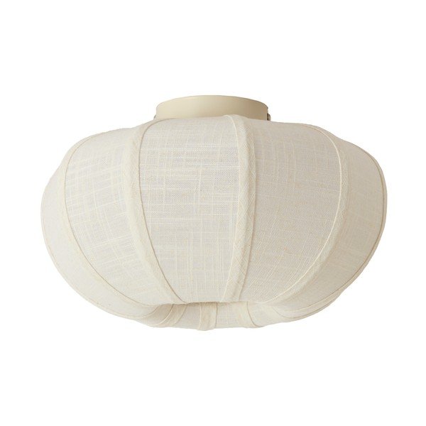 Plafoniera color crema con paralume in tessuto ø 30 cm Zosia – Light & Living