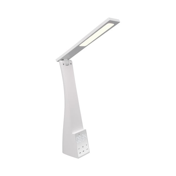 Lampada da tavolo a LED bianca con timer (altezza 45 cm) Linus - Trio
