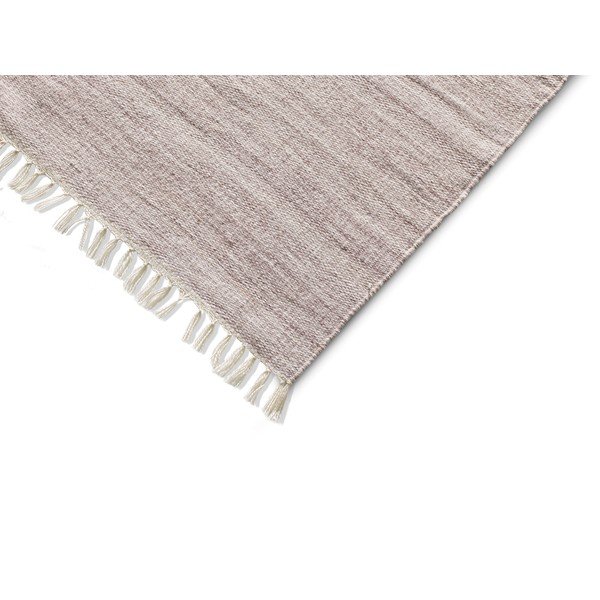 Tappeto da esterno beige in plastica riciclata Liso, 160 x 230 cm Liso Eco-Dhurrie - Universal-image-2