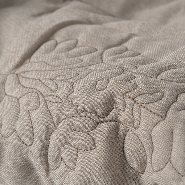 Copriletto grigio tortora con rivestimento trapuntato 240x260 cm – Ixia-image-2