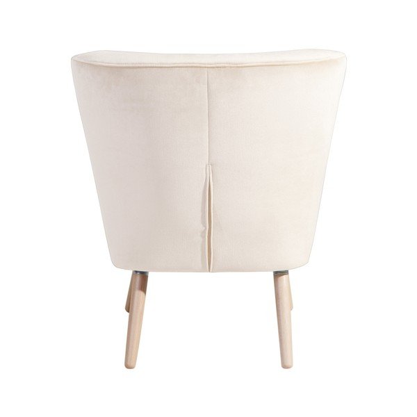 Poltrona crema Neele Velvet - Max Winzer-image-1