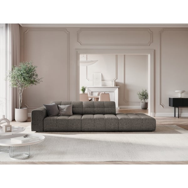 Chaise-lounge in grigio scuro (con penisola a sinistra) Chicago – Cosmopolitan Design-image-1