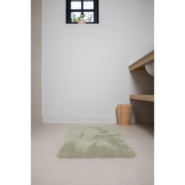 Tappeto da bagno antiscivolo beige Jule, 60 x 60 cm - Tiseco Home Studio-image-1