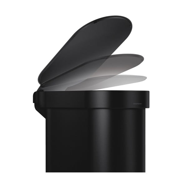 Cestino in acciaio a pedale 45 l Slim - simplehuman-image-3
