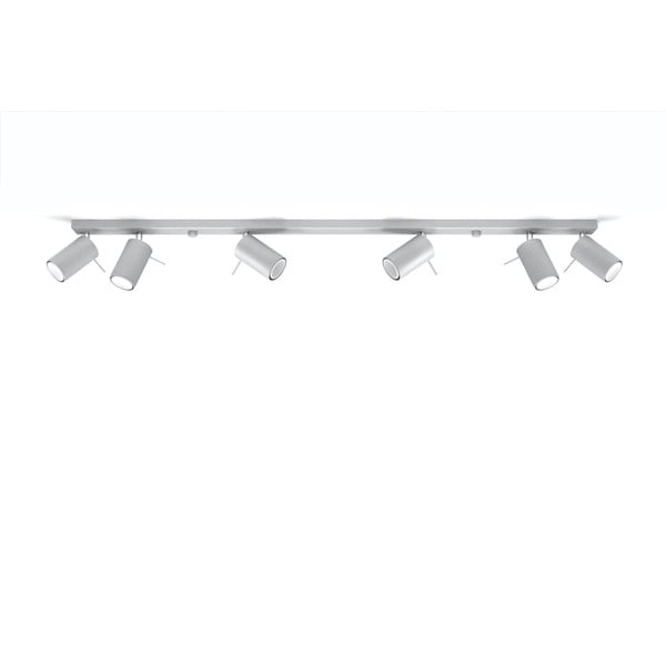 Apparecchio da soffitto grigio 6L Etna - Nice Lamps