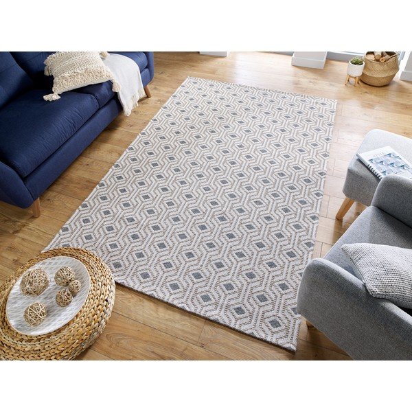 Tappeto in cotone grigio-beige , 114 x 170 cm Bombax - Flair Rugs-image-4