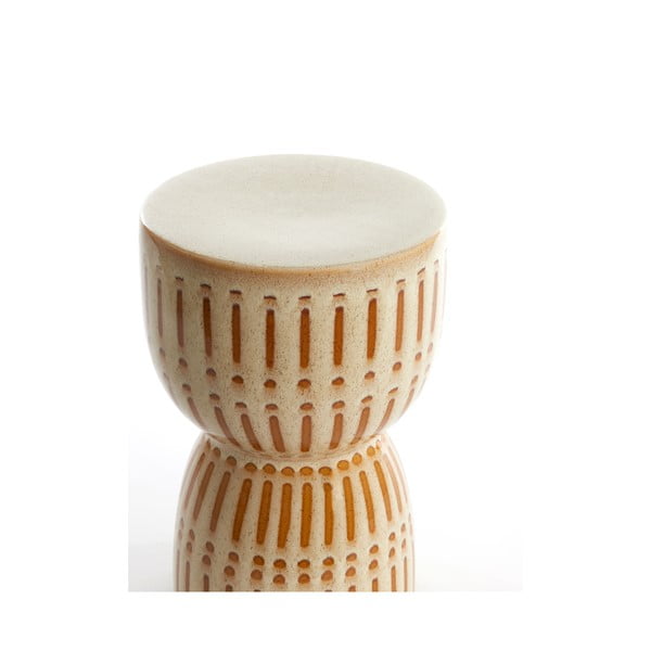 Tavolino rotondo in ceramica ø 28,5 cm Finca - Light & Living-image-1