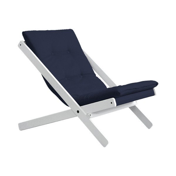 Sedia pieghevole Boogie Bianco/Navy - Karup Design