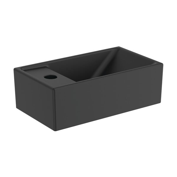 Lavabo in ceramica nero opaco37x21 cm i.Life S - Ideal Standard-image-1