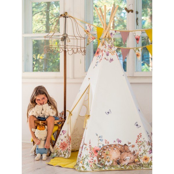 Tenda teepee per bambini Wildflowers - Moi Mili-image-2