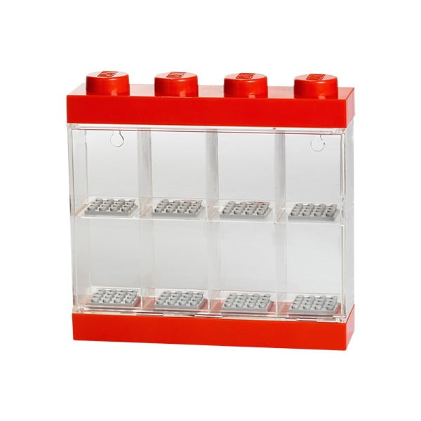 Scatola da collezione rossa e bianca per 8 minifigure - LEGO®