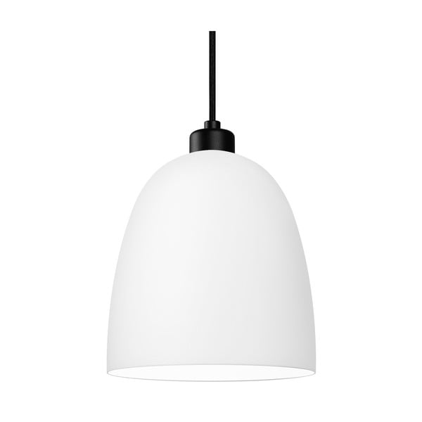 Ciondolo bianco a due bracci con cavo nero Matte Awa - Sotto Luce-image-1