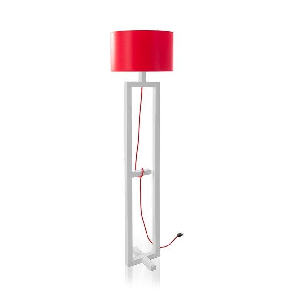 Stojací lampa Fuchsia/White