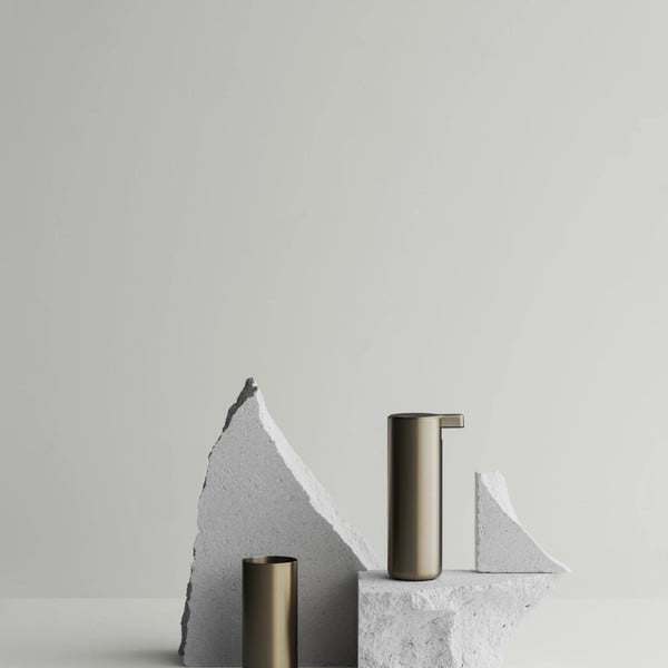 Portaspazzolino in acciaio inox color bronzo Modo - Blomus-image-1