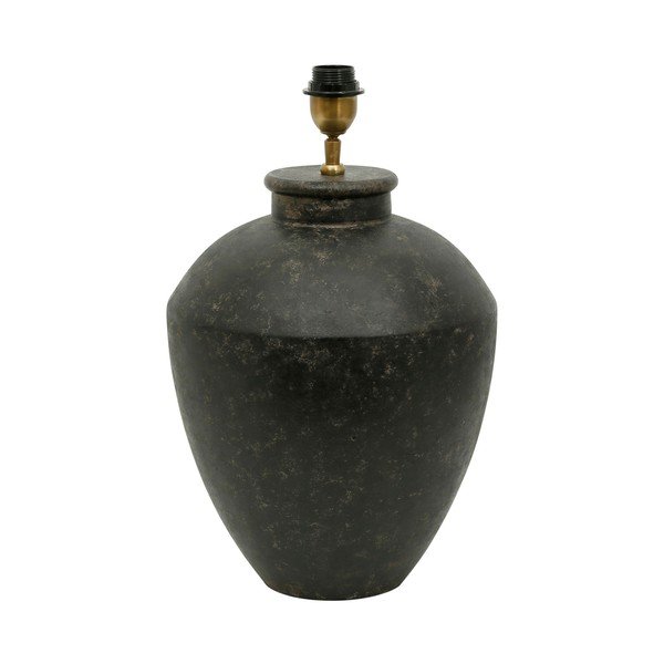 Gamba della lampada nera 47 cm Laos - Côté Table