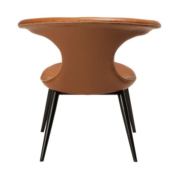 Poltrona in similpelle marrone cognac Flair - DAN-FORM Denmark-image-4
