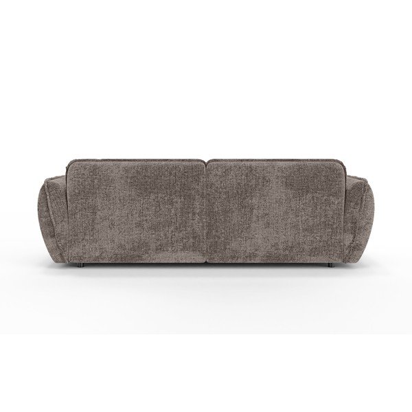 Divano angolare grigio tortora (con penisola a destra/con chaise lounge) con rivestimento in ciniglia Nelia – Ropez-image-4