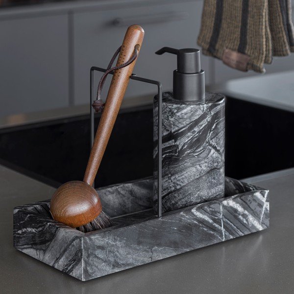 Organizzatore per lavello in pietra grigio scuro Marble - Mette Ditmer Denmark-image-2