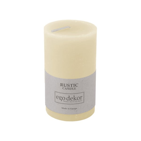 Candela bianco crema Ruggine, durata 38 h Rustic - Rustic candles by Ego dekor