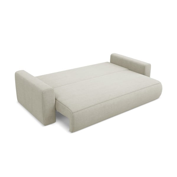 Divano beige allungabile/con contenitore 238 cm Kapua – Makamii-image-4