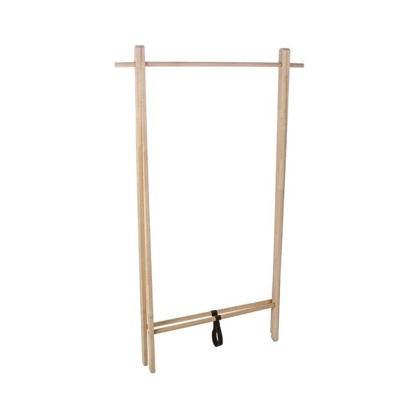 Stand appendiabiti colore naturale chiaro in rovere massiccio 89x151x52 cm Daiki – Yes Everyday-image-3
