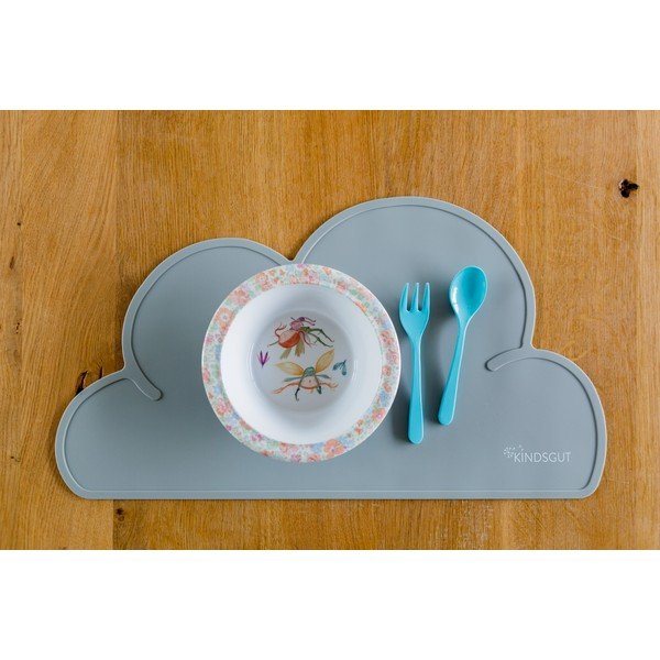 Tovaglietta in silicone grigio nuvola, 49 x 27 cm - Kindsgut-image-3