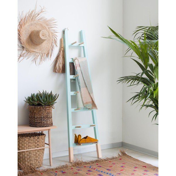 Scala decorativa in legno di pino Aquamarina - Surdic-image-2