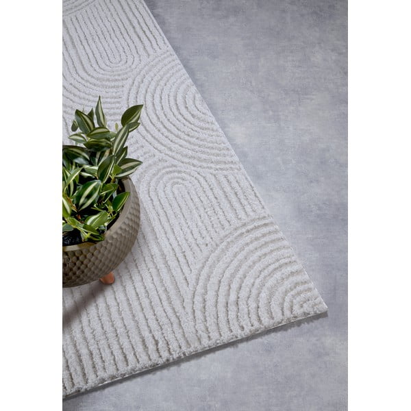 Passatoia color crema 80x240 cm Chappe Cream White - Elle Decoration-image-2