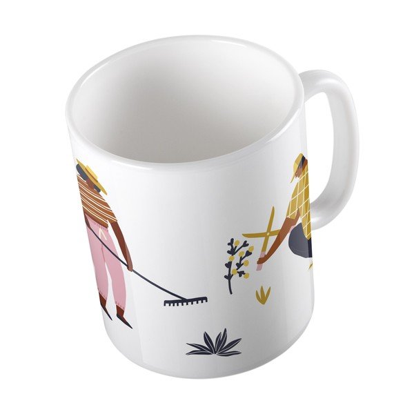 Tazza in ceramica bianca, 330 ml Planting - Butter Kings-image-3