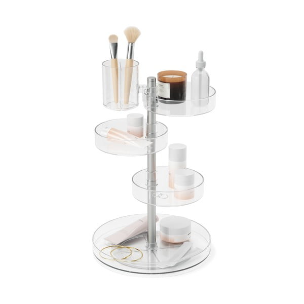 Organizer da bagno in plastica girevole per cosmetici Pirouette - Umbra