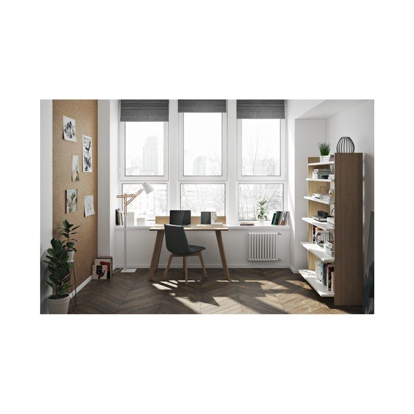 Scrivania in legno di quercia Loft - TemaHome-image-4