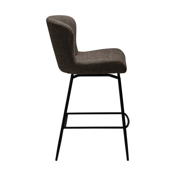Sgabello da bar marrone imbottito (altezza della seduta 67,5 cm) Glam – DAN-FORM Denmark-image-1