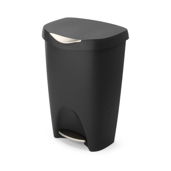 Bidone nero in plastica 50 l Brim - Umbra-image-4