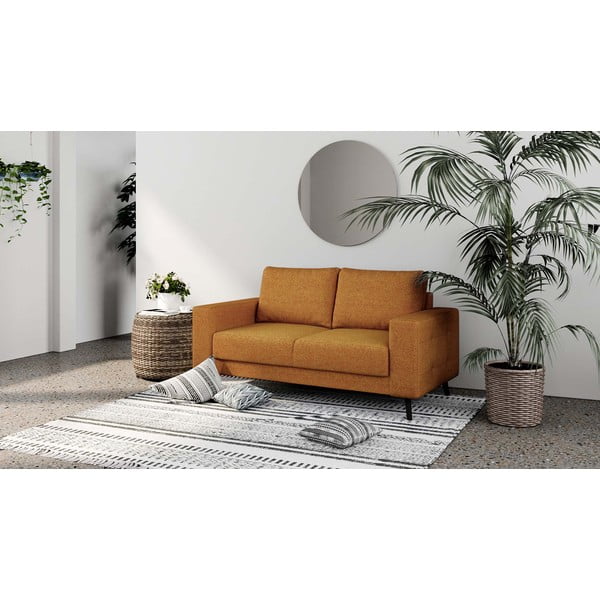 Divano arancione 168 cm Fynn - Ghado-image-1