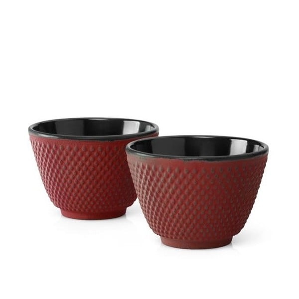 Set di 2 tazze da tè in ghisa rossa, ⌀ 7,8 cm Xilin - Bredemeijer