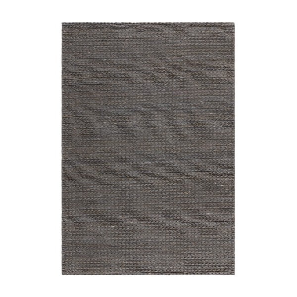 Tappeto in juta antracite tessuto a mano 200x290 cm Oakley - Asiatic Carpets