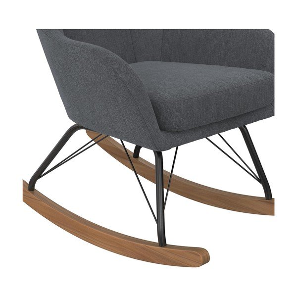 Sedia a dondolo grigia Harper - Novogratz-image-4