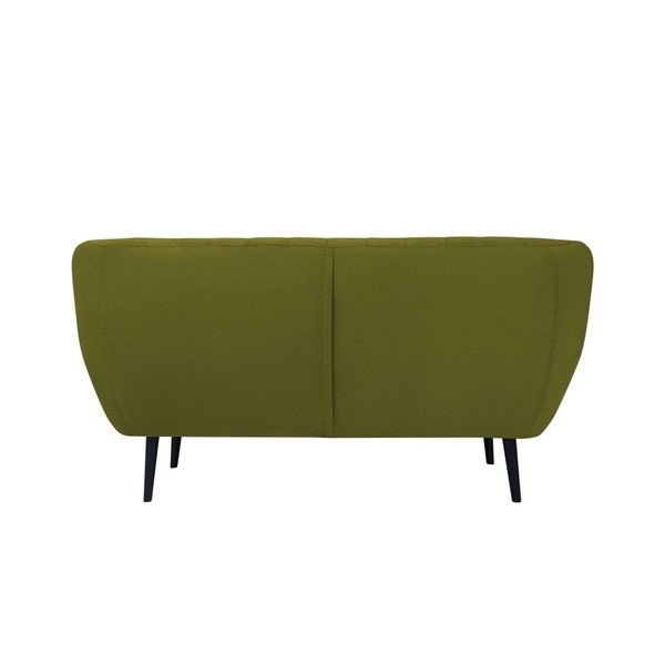 Divano in velluto verde , 158 cm Toscane - Mazzini Sofas-image-4