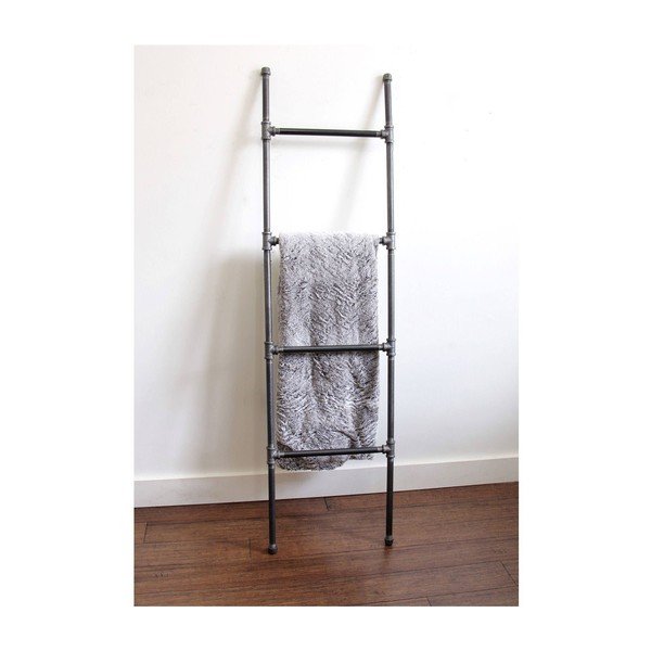 Porta asciugamani in metallo nero Pippe - Evila Originals