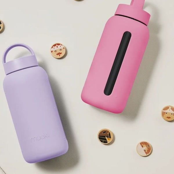 Bottiglia bottiglia da viaggio rosa 720 ml Flamingo Pink – Muuki-image-3