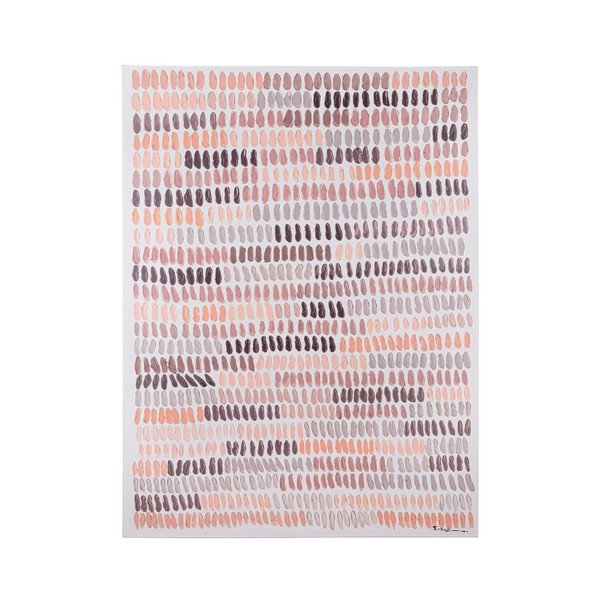 Dipinto con elementi dipinti a mano con cornice inclusa/dipinto su tela 90x120 cm Naska – Bizzotto