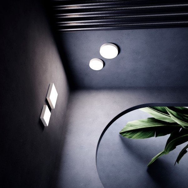 Lampada da soffitto bianca , ø 13,5 cm Rond - SULION-image-3