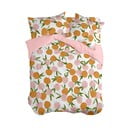 Copripiumino rosa-arancio per letto singolo 140x200 cm Peach fruits - Aware