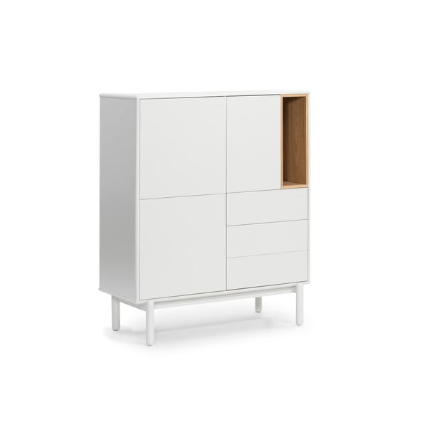 Cassettiera color crema 100x120x40 cm Corvo – Teulat-image-2