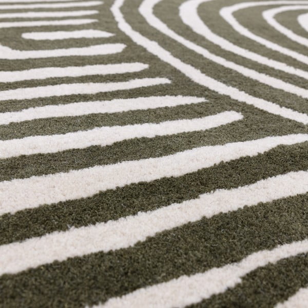 Tappeto in lana verde tessuto a mano 120x170 cm Reef - Asiatic Carpets-image-3