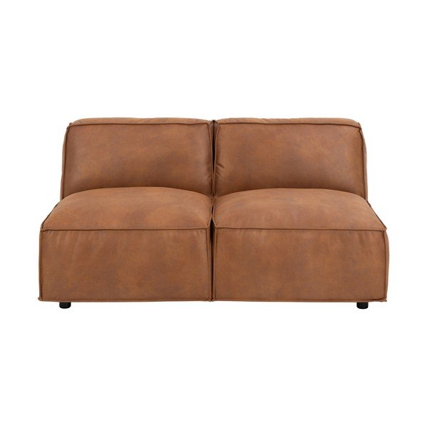 Modulo divano marrone cognac (parte centrale) - Bonami Selection