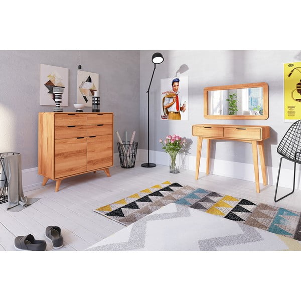 Tavolino da toilette in faggio 90x40 cm Greg - The Beds-image-4