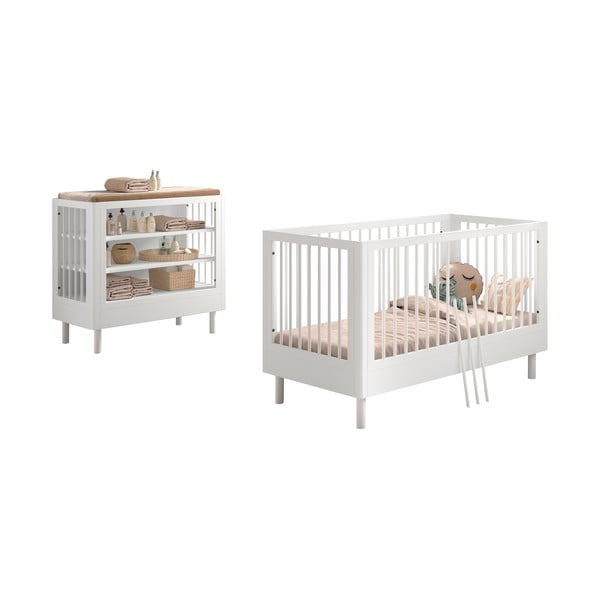 Set di mobili per bambini in faggio massiccio 2 pz Forrest – Vipack