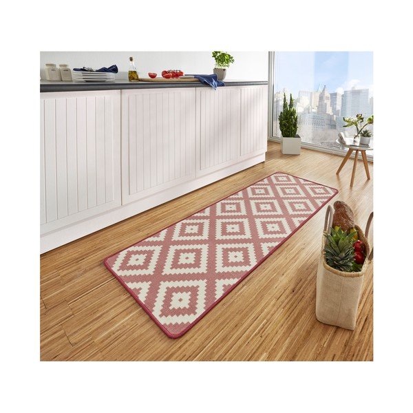 Runner da cucina rosa , 67 x 180 cm Diamond - Hanse Home-image-1