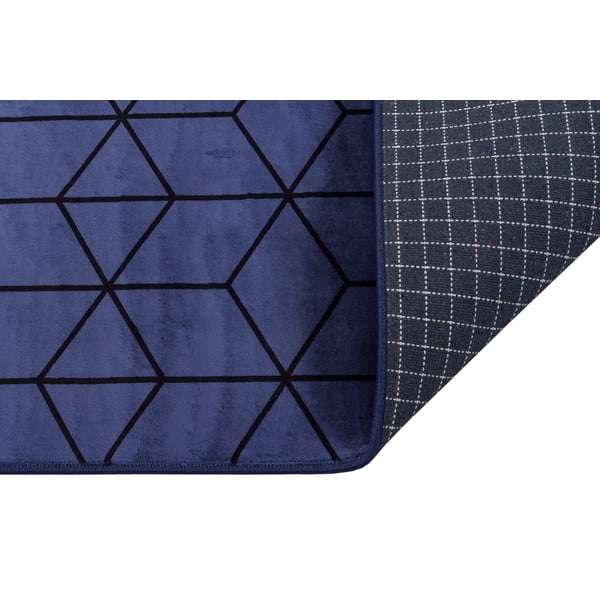 Tappeto lavabile blu 180x120 cm - Vitaus-image-2